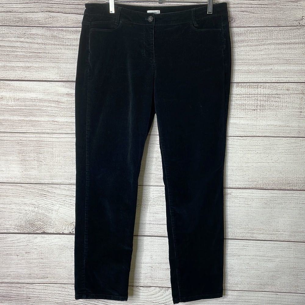 J. Jill corduroy black pants size 12 petite